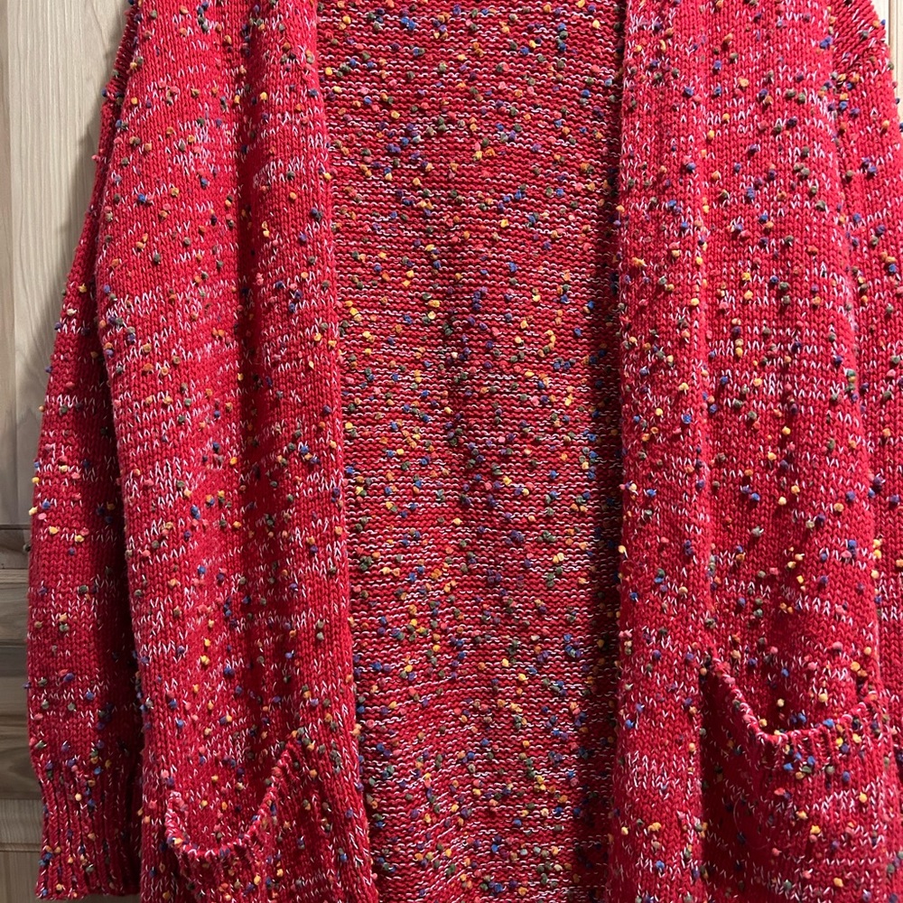 Blakeley confetti cardigan. One size